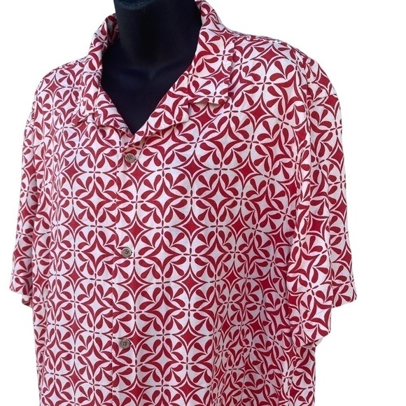 Club Room XXL Tiles Print Button Down - Picture 4 of 5